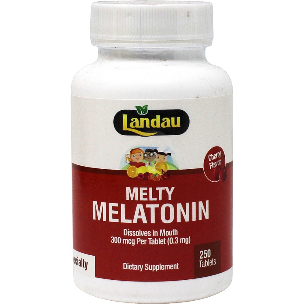 Landau Melatonin Melty Cherry Flavor, 250 Tab