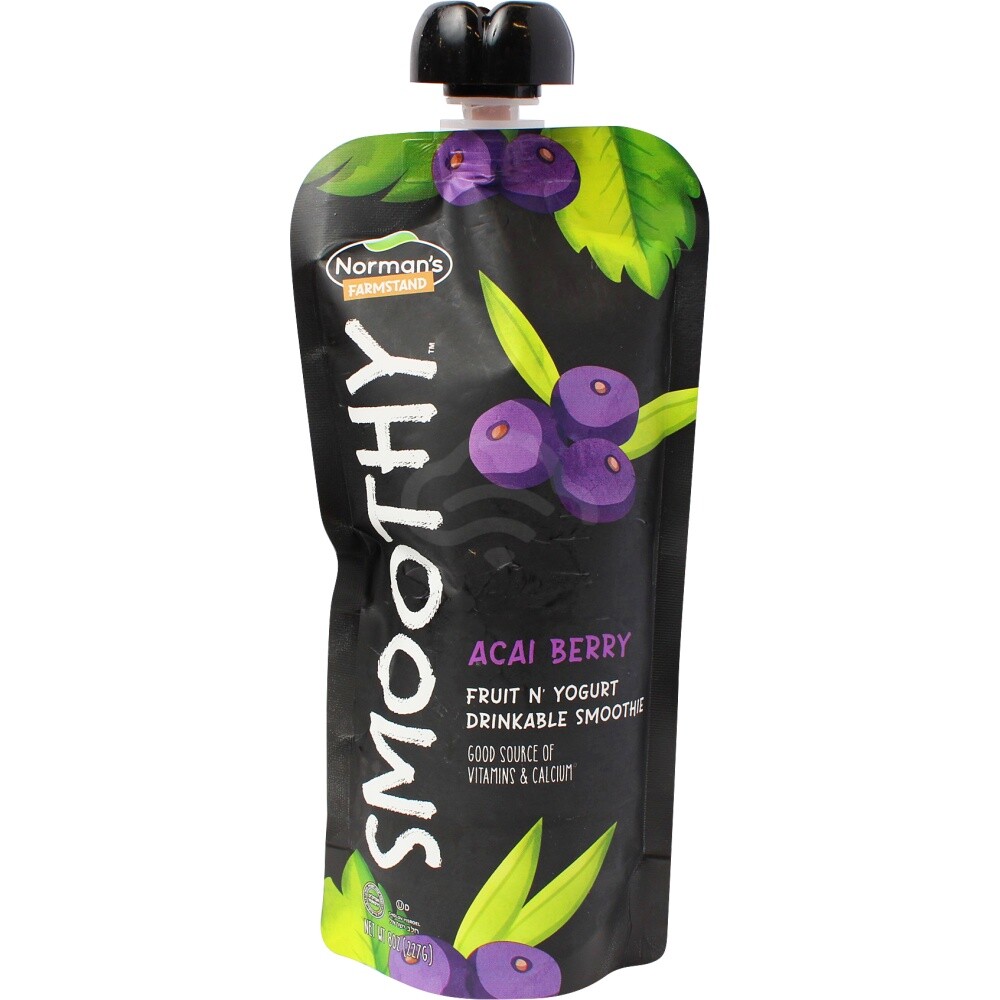 Normans Squeeze Smoothie Acai Berry, 8 Oz | Empire Kosher Crown